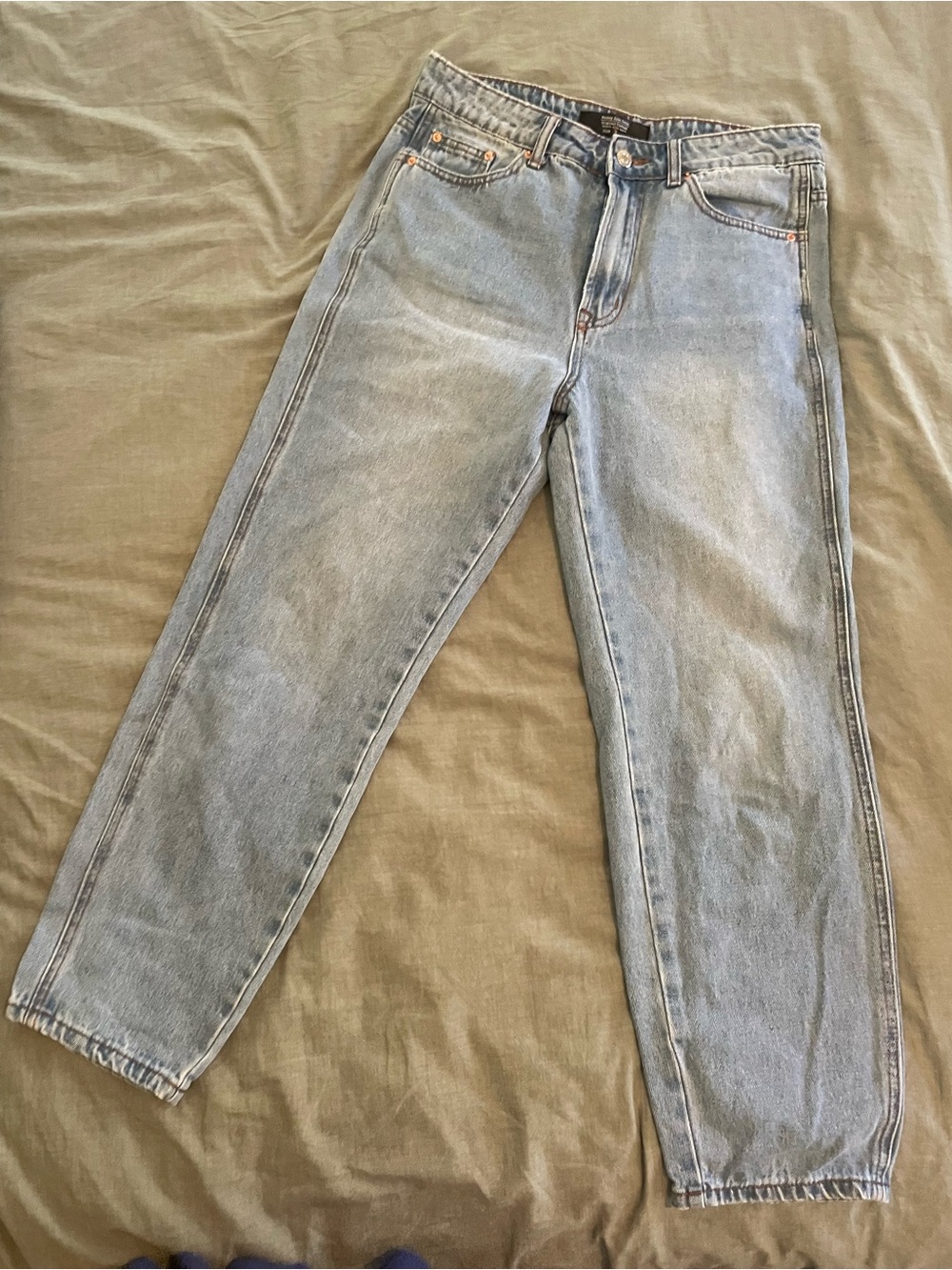 Monkey Ride Jeans LA Original Vintage light wash women’s Mom Jeans Straight Fit